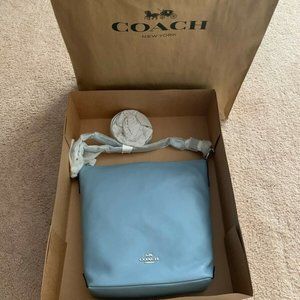 Coach Leather Abby Duffle Purse - #F31507 - Cloud